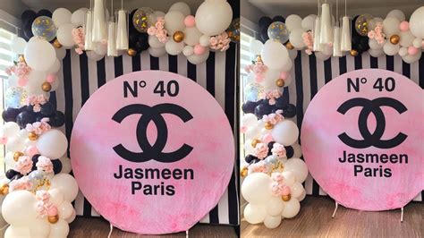 Chanel Theme Balloon Garland / How to 